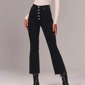 Abercrombie & Fitch High Rise Black Jeans
